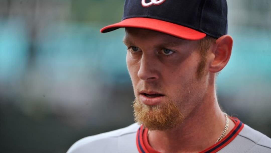 Stephen Strasburg scratched from Friday's start with forearm tightness