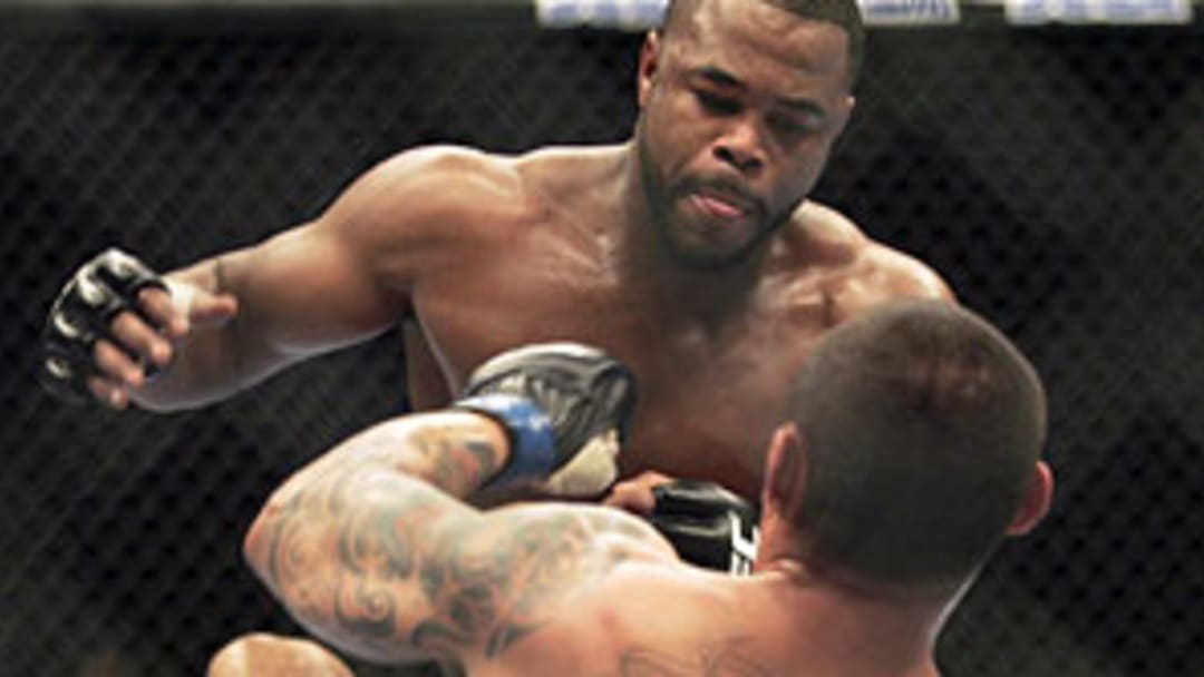 Accustomed to villain role, Evans gets ready for Ortiz at UFC 133