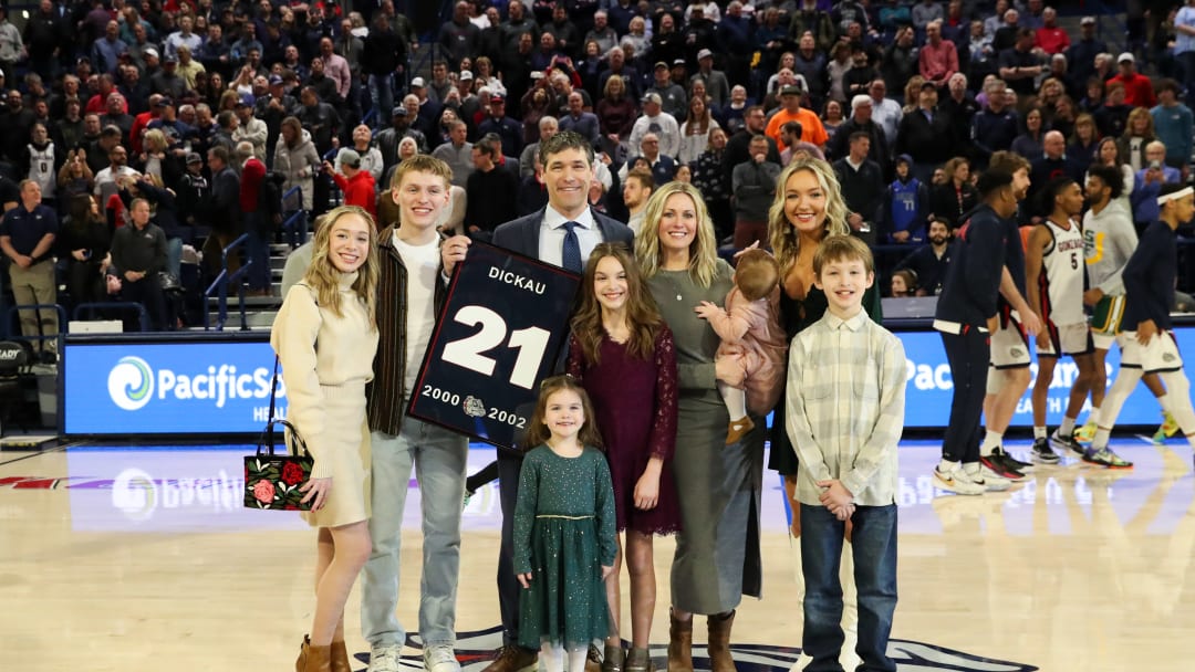 Gonzaga retires Dan Dickau's jersey: Sights and sounds from the ceremony