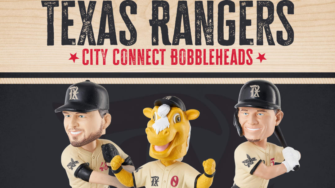 FOCO Launches Texas Rangers City Connect Bobbleheads Collection