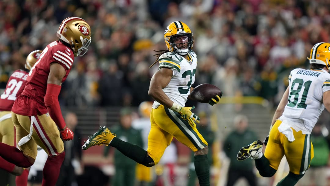 Report: Vikings interested in running back Aaron Jones after his Packers release