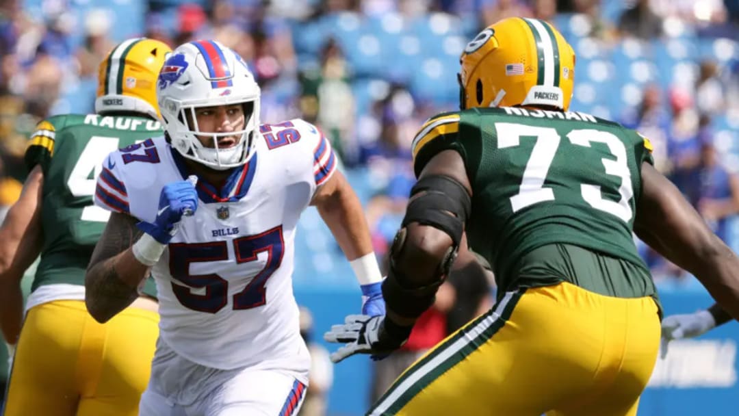 Bills DE A.J. Epenesa Looking to 'Earn' More Despite Re-Signing in Free Agency