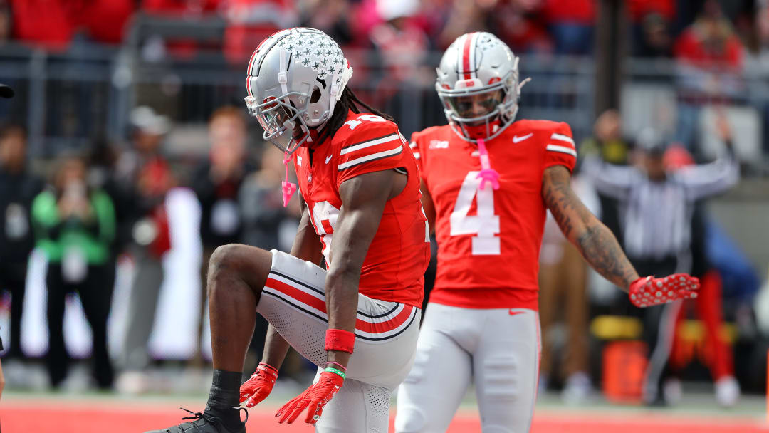 Ohio State Buckeyes WR Marvin Harrison Jr.'s 'Shoutout' To LeBron James Caps Off Stellar Day