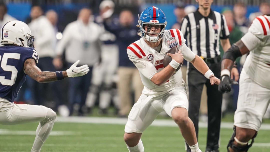 WATCH: Jaxson Dart Ices Peach Bowl With Rushing TD vs. Penn State