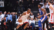 Kawhi Leonard Scores Playoff-High 45 Points as Raptors Top Sixers in Game 1