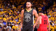 Steph Fends Off Seth as Warriors Top Blazers in Game 2