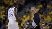 Warriors Coach Steve Kerr on Kevin Durant's MRI on Calf Strain: 'It's Good News'