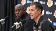 Lakers GM Rob Pelinka: Magic Johnson's First Take Comments Were 'Saddening and Disheartening'