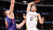 Watch: Jordan Clarkson’s dunk sends Lakers bench into hysterics