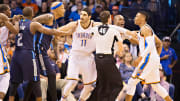 Watch: Villanueva, Westbrook ejected in seperate incidents during OKC’s win