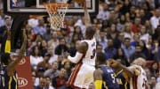 Watch: Wade makes buzzer-beating layup to send Heat-Pacers to OT