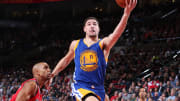 Thompson leads Warriors to 128-108 win over the Blazers