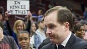 Report: Sixers ask fans to remove Sam Hinkie shirts before contest