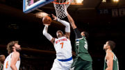 Anthony, Porzingis help Knicks roll past Bucks, 100-88