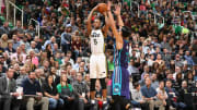 Hood scores 24 as Jazz defeat Hornets 102-73