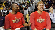 Watch: Kobe Bryant gives butt tap after Dirk Nowitzki hits game-winner