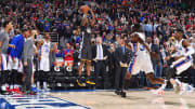 Watch: Warriors survive Sixers on Harrison Barnes’s game-winner