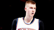 Watch: Kristaps Porzingis throws down putback slam against Thunder