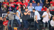 Rob Gronkowski Dances At Clippers Game