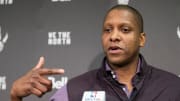 Raptors GM uses expletive before playoff opener with Wizards