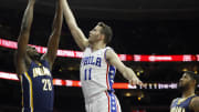 George leads Pacers past winless 76ers, 112-85