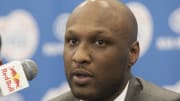 Lamar Odom conscious, breathing on his own, speaking sentences