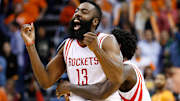 Video: Rockets' James Harden hits buzzer beater to defeat Suns