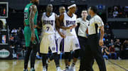 Watch: Rajon Rondo ejected during Kings' blowout loss in Mexico City