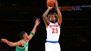 Williams leads unbeaten Knicks past Celtics, 101-95