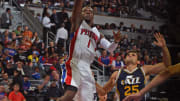 Pistons top Jazz 92-87, improve to 2-0 on season