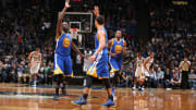 Curry's 46 lift Warriors to 10-0 start with win over Wolves