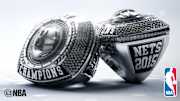 NBA posts championship rings for each playoff team, even Nets