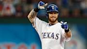 Watch: Josh Hamilton doubles on first pitch in return to Rangers Ballpark