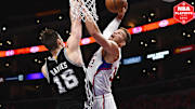 Video: Clippers' Blake Griffin dunks on Spurs' Aron Baynes three times