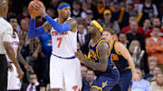 Carmelo Anthony hits dagger to spoil LeBron James' homecoming