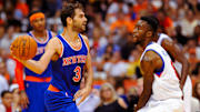 Knicks point guard Jose Calderon (calf) out two to three weeks