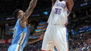 Durant scores 23, Thunder roll past Nuggets, 111-98