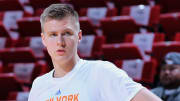 Knicks rookie Kristaps Porzingis added 11 pounds over summer