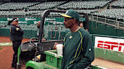 Coach Ron Washington is thrilled to be back in A's uniform