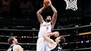 Video: Clippers' DeAndre Jordan crushes alley-oop over Brook Lopez