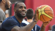 LeBron James visits USAB minicamp, remains noncommittal for Rio