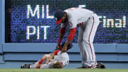 Harper homers in return to lineup, but concerns about concussion linger