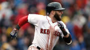 Dustin Pedroia has a thumb injury, but you wouldn't know it from his play