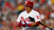 Phillies catcher Carlos Ruiz leaves game with strained right hamstring