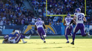 Vikings Force Seven Turnovers, Roll to Easy 39-10 Victory Over Chargers