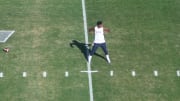 Watch: Shedeur Sanders in Pregame Warm Up