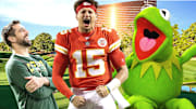 'The Match' Trash Talk: Aaron Rodgers calls Patrick Mahomes 'Kermit the Frog'