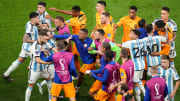 Argentina, Netherlands Get Into Scrap Late in Heated World Cup Match
