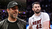 Heat’s Kevin Love Tweaks Aaron Rodgers After Game 1 Win Over Knicks