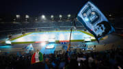 Jubilant Napoli Fans Storm Field And Steal Turf From Udinese Stadium After Serie A Title Win